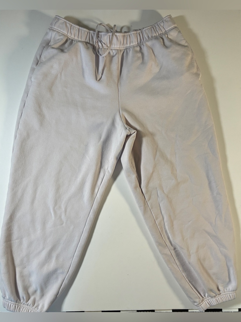 Athleta Forever Fleece High Rise Jogger Grey Sweatpants L